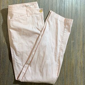 Talbots Straight Leg Chino Size 12 Light Pink Pant